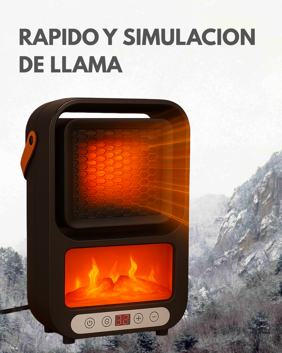 Calefactor Eléctrico Portátil NIDOCALIDO
